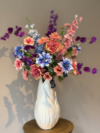 Vase Ibiza Shiny Ceramic Beige Medium