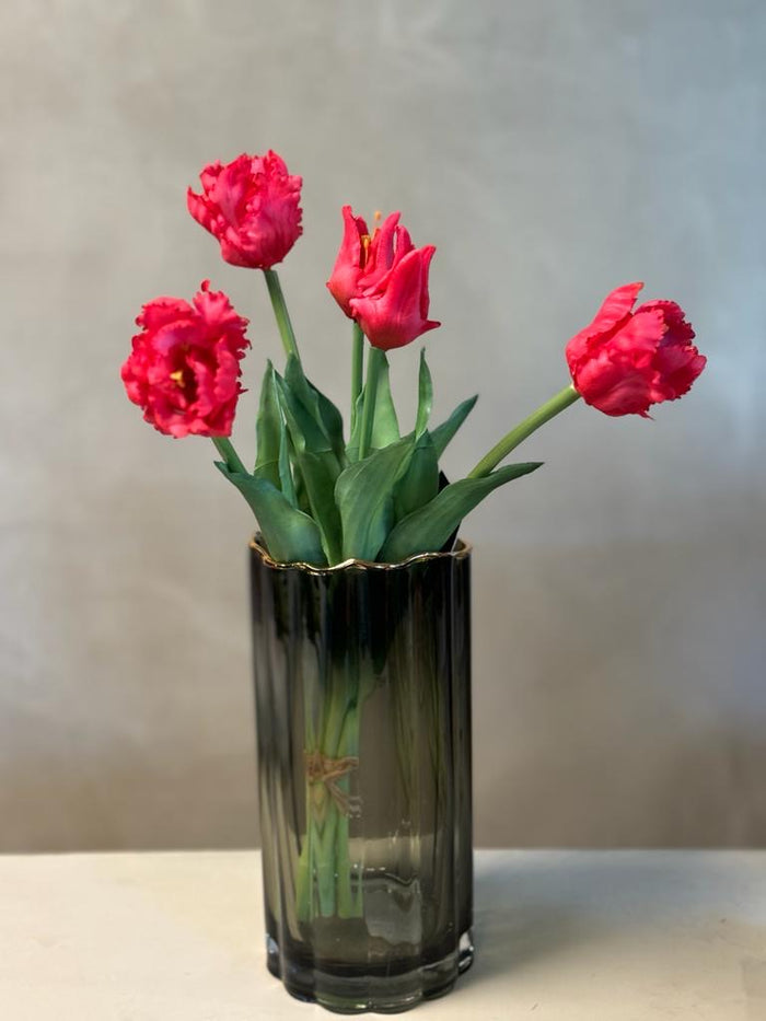 Parkiet tulpen pink