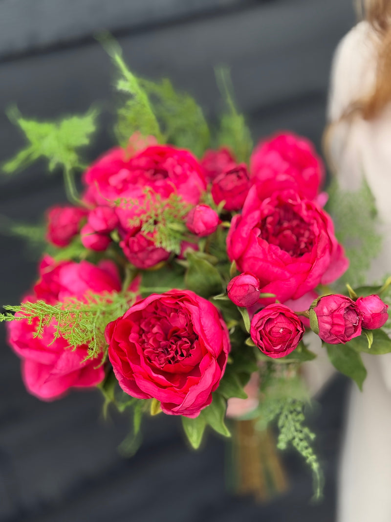 Zijdenboeket my Valentine - Pink