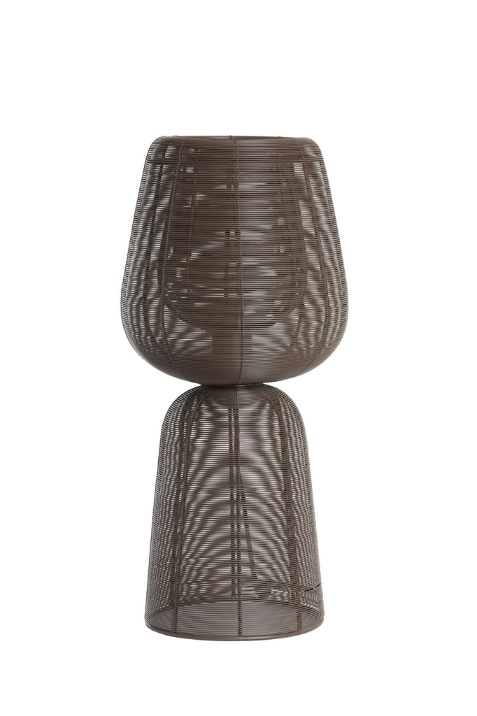 Table lamp 24x54 cm ABOSO dark brown