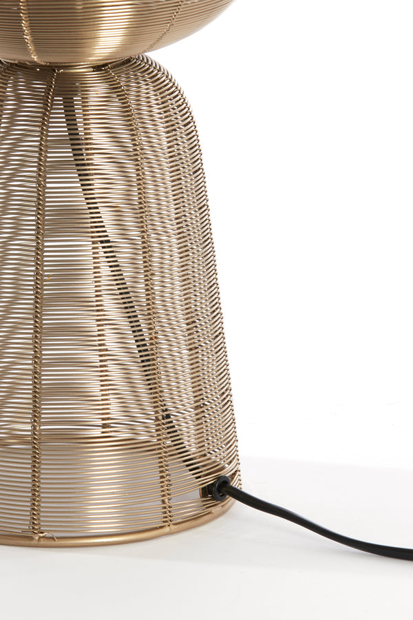 Table lamp 18x42 cm ABOSO light gold