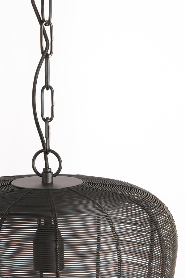 Hanging lamp 31x37 cm ADETA matt black