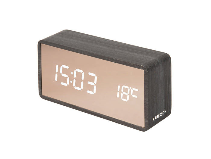 Alarm Clock Copper Mirror LED