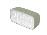 Alarm Clock Mirror LED Oval