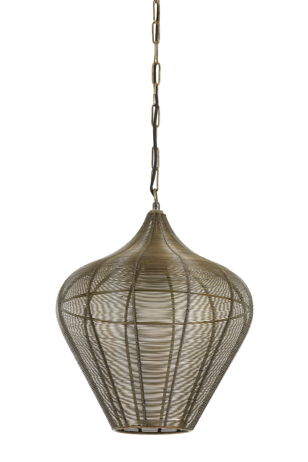 Hanging lamp 36x40 cm ALVARO antique bronze