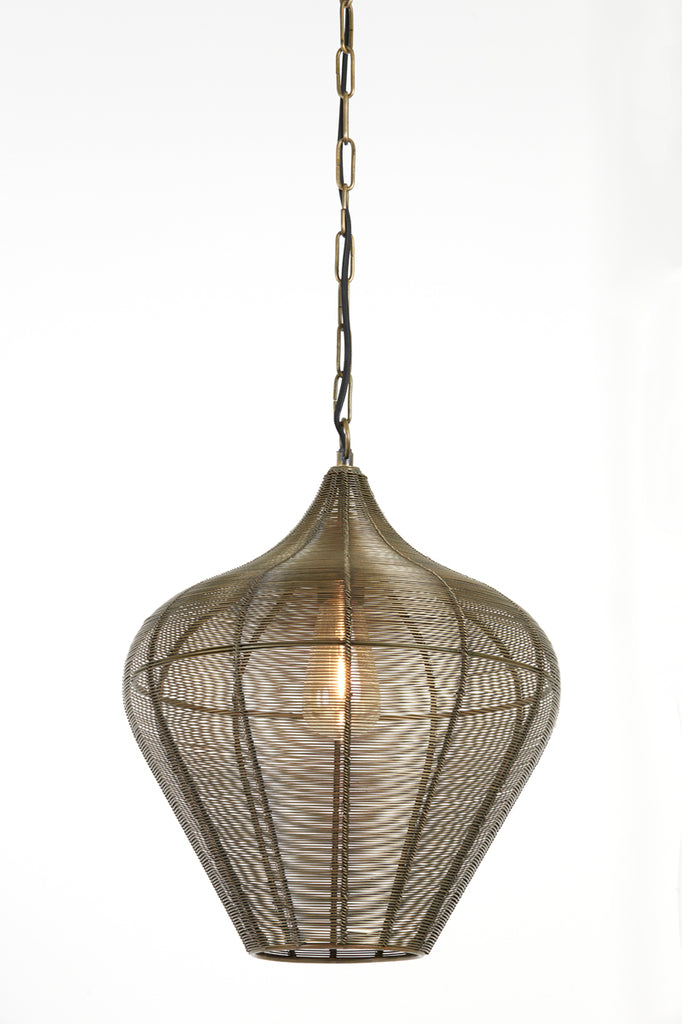 Hanging lamp 36x40 cm ALVARO antique bronze