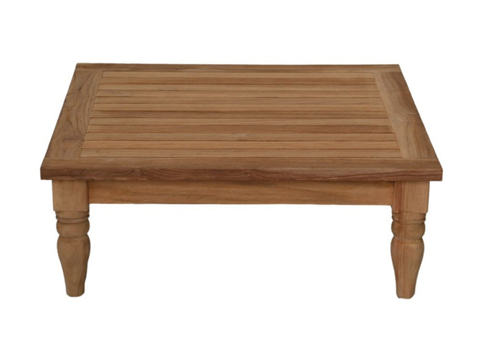 Bahama salontafel - 80x80x30 - naturel -  teak