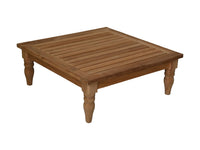 Bahama salontafel - 80x80x30 - naturel -  teak