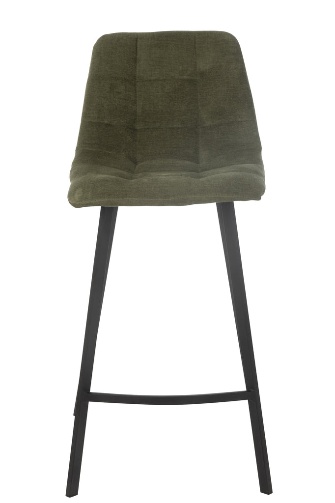 Bar Chair Kent Metal/Polyester Green