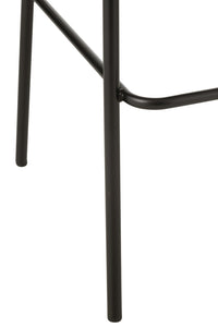 Bar Chair Lone Ply Wood/Metal Black/Grey