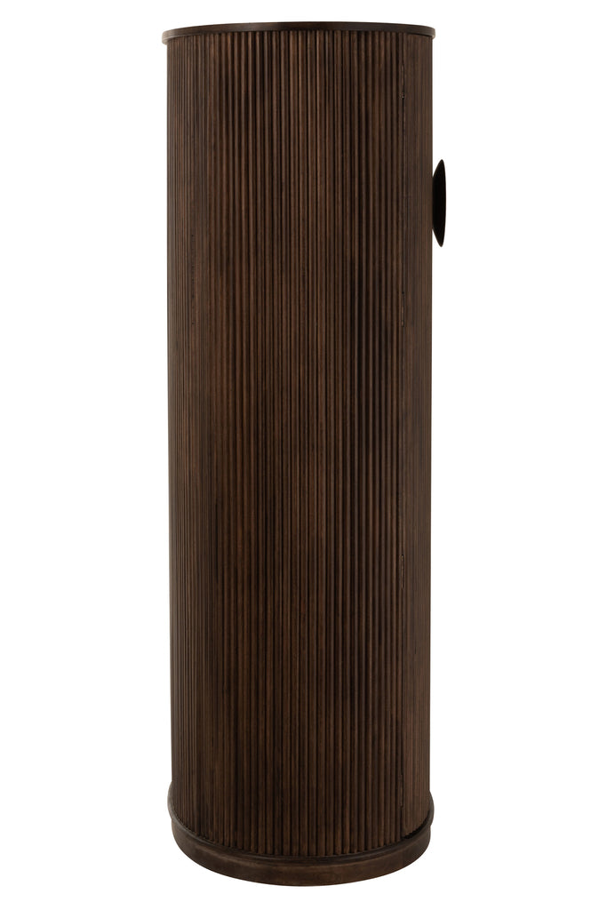 Bar Closet Reyi Mango Wood Dark Brown