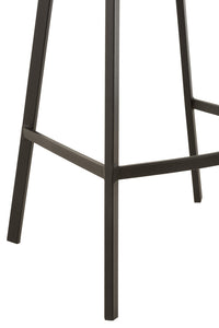 Barstool Stephane  Textile/Metal Dark Grey