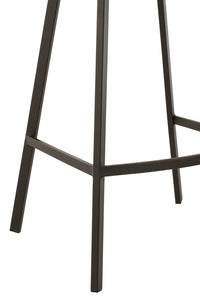 Barstool Stephane  Textile/Metal Beige