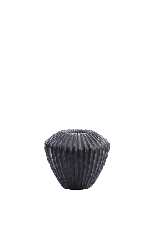 Vase deco 32x28 cm CACTI matt black