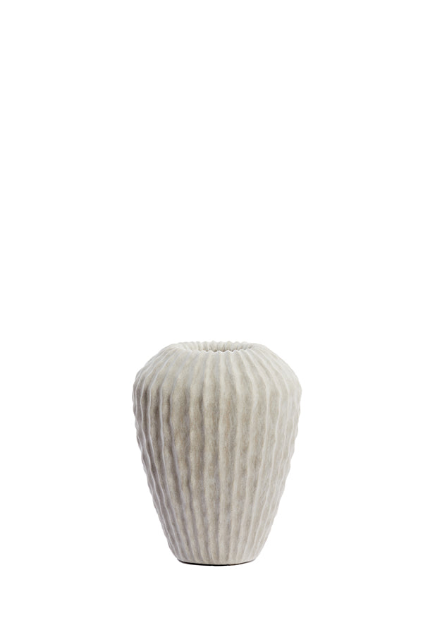 Vase deco 29x37 cm CACTI beige