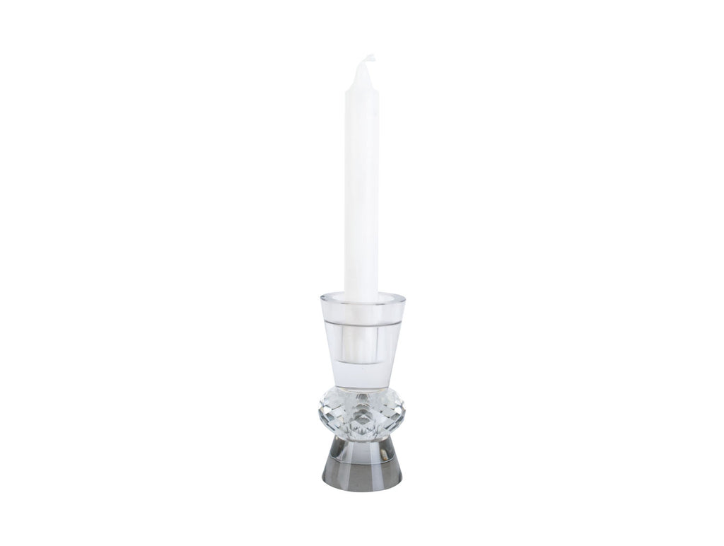 Candle Holder Crystal Art Duo Cone