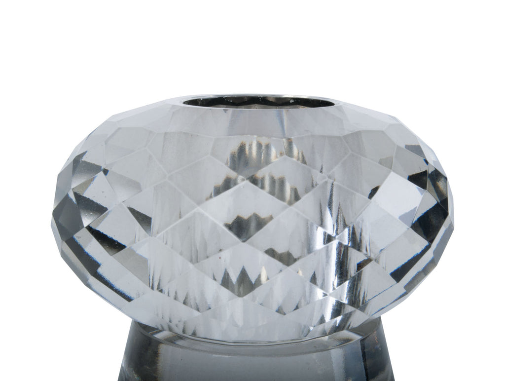 Candle Holder Crystal Art Duo Cone