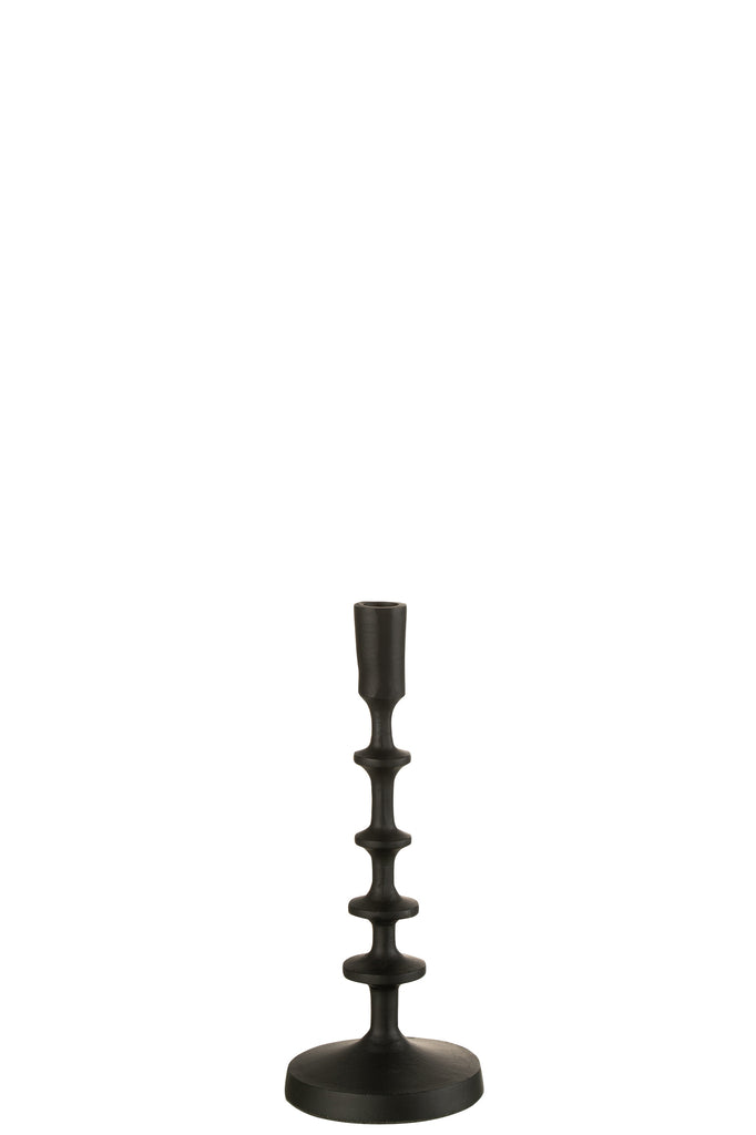 Candleholder Izy Aluminium Black Small