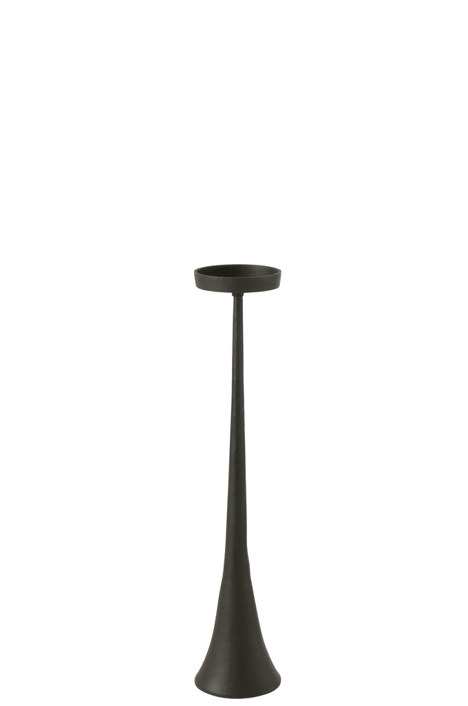 Candleholder Luky Aluminium Black Small