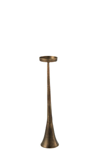 Candleholder Luky Aluminium Bronze Small