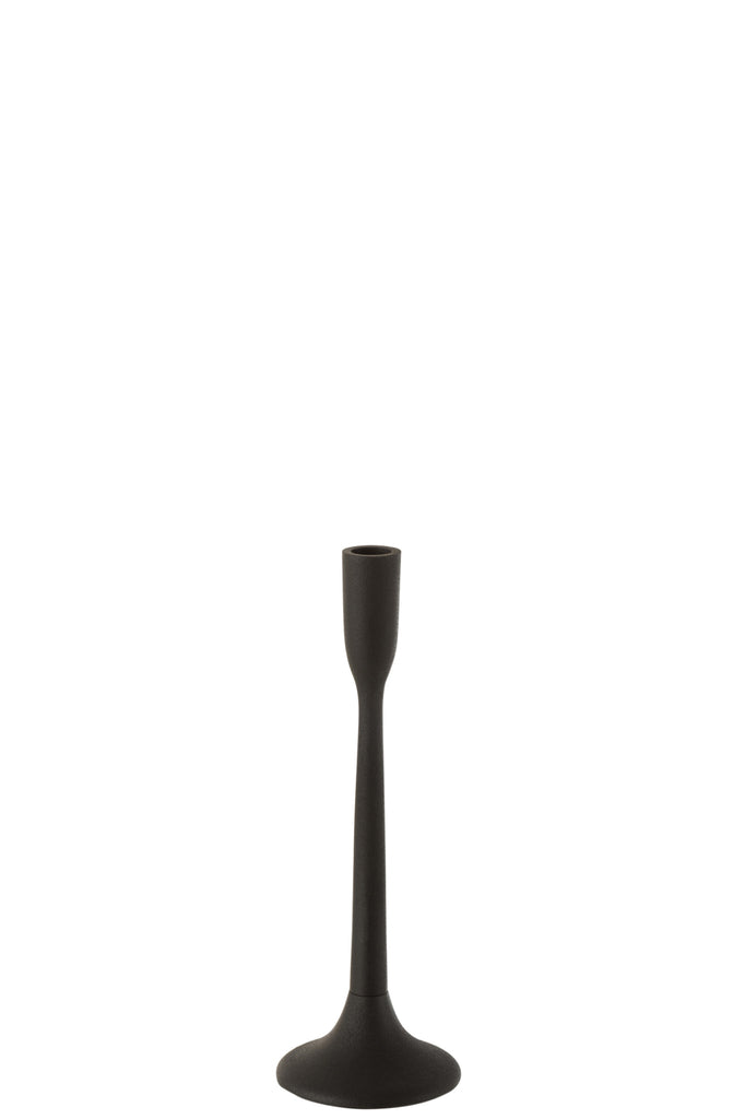 Candleholder Metal Matte Black Small