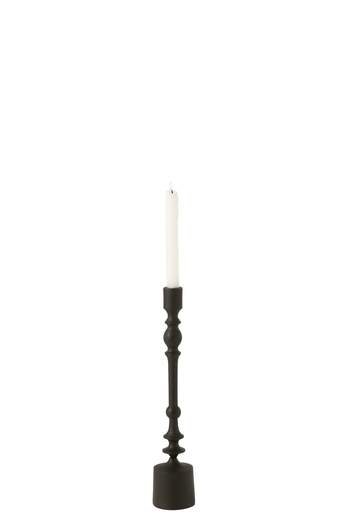 Candleholder Neuh Aluminium Black Large