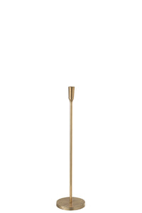 Candlestick Metal Gold 61,5cm