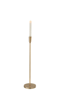 Candlestick Metal Gold 61,5cm