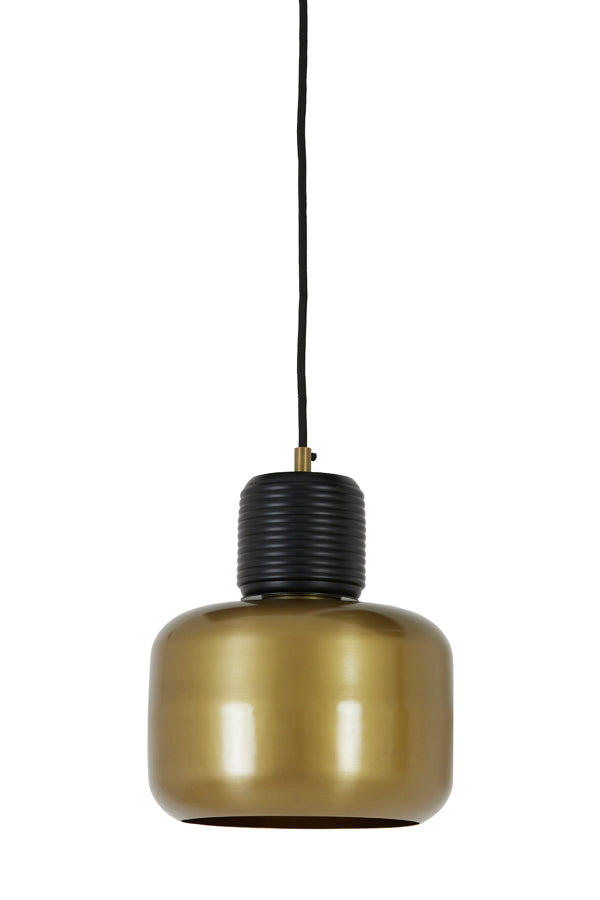 Hanging lamp 25x36 cm CHANIA matt black-antique bronze