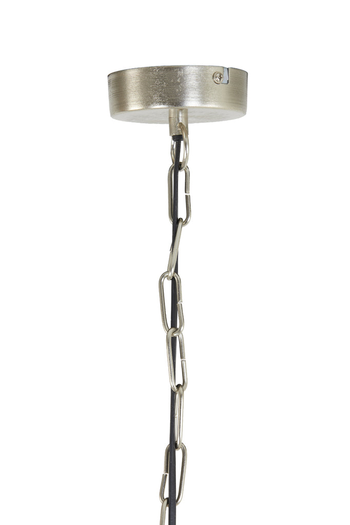 Hanging lamp 47x65 cm CHEYENNE nickel-crystal