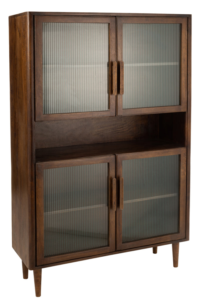 Closet Vince 4 Doors Mango Wood Brown