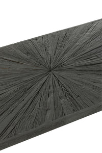 Coffee Table Shanil Wood/Iron Black