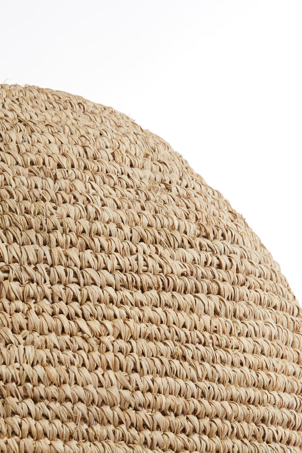 Hanging lamp 45x53 cm CORYP palm leaf natural