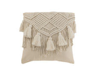 Cushion Cosy Cotton Off White Small