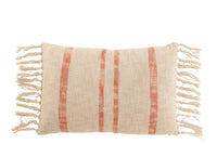 Cushion Emma Square Cotton Orange Large