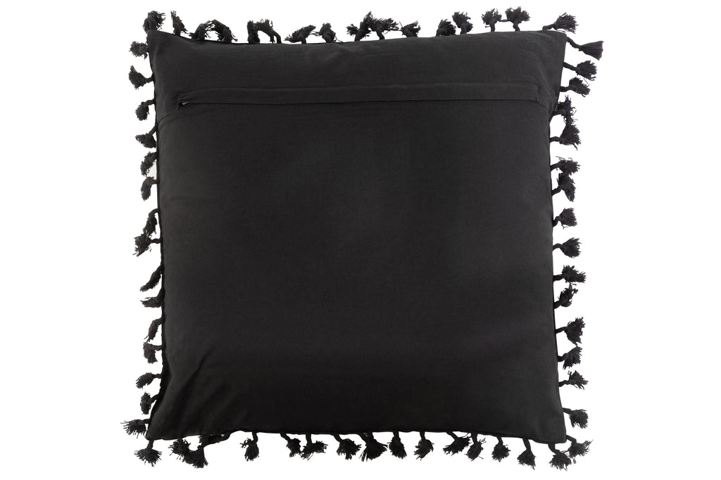 Cushion Moroccan Cotton Black