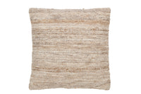 Cushion Semi-Plain Weaving Wool Beige