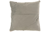 Cushion Sequin Velvet Grey/Pink