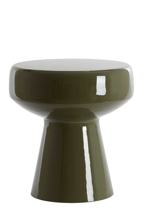 Side table 38x42 cm DAKWA shiny dark olive green