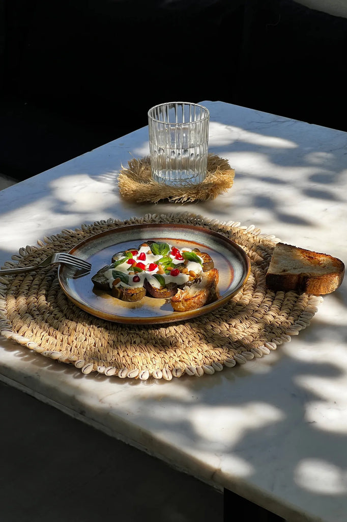 De Raffia Schelp Placemat - Naturel