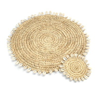 De Raffia Schelp Placemat - Naturel