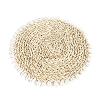 De Zeegras Shell Pan Coaster - Naturel