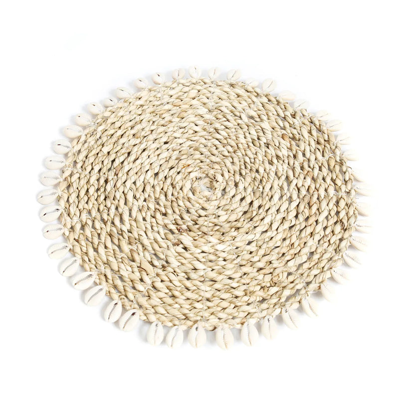 De Zeegras Shell Pan Coaster - Naturel