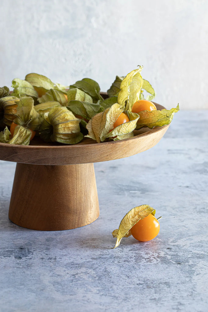 The Teak Root Cake Platter - M