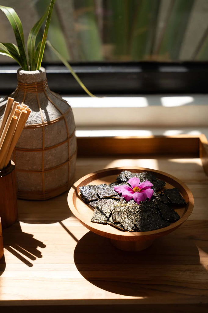 The Teak Root Cake Platter - S