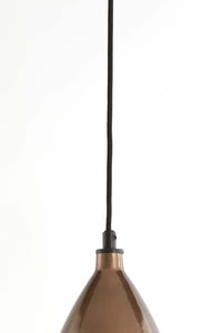 Hanging lamp 18x20 cm DESI shiny bronze