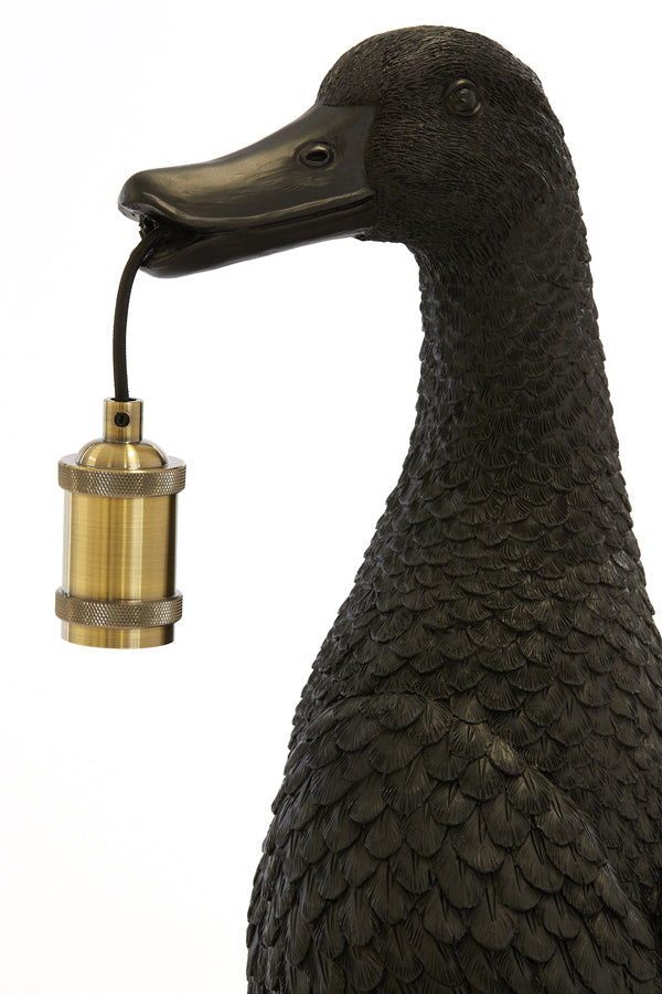 Table lamp 32x31x65 cm DUCK black