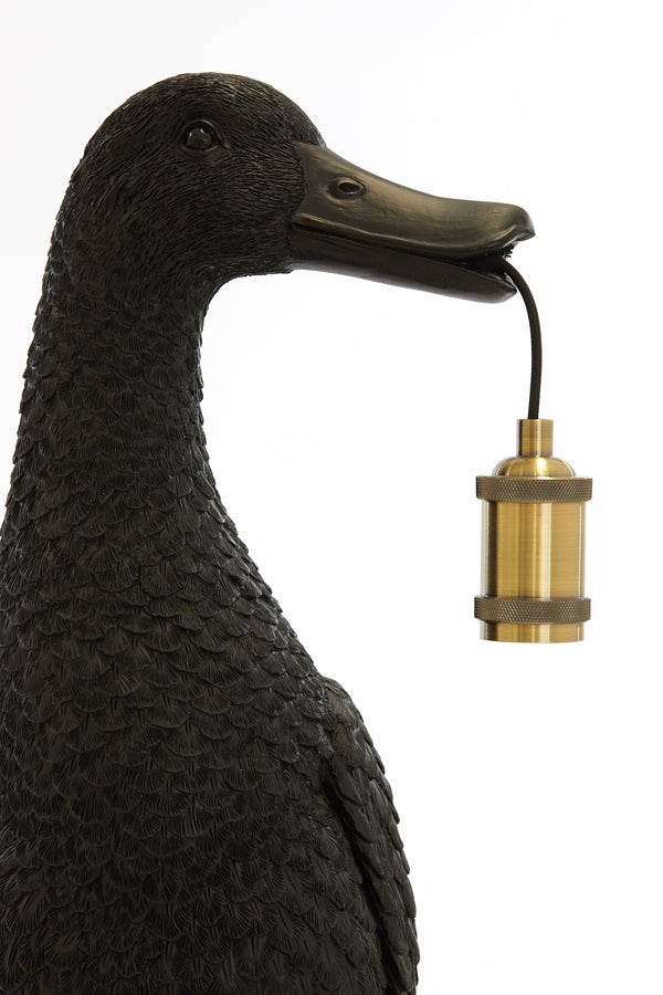 Table lamp 32x31x65 cm DUCK black