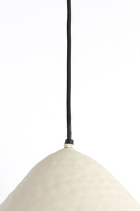 Hanging lamp 40x25 cm ELIMO matt cream