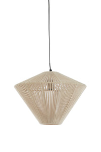 Hanglamp Ø42x32 cm FELIDA crème